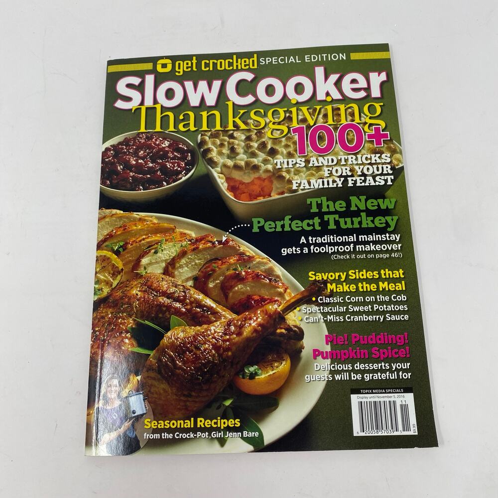 Get Crocked Slow Cooker Thanksgiving special edition magazine 2016